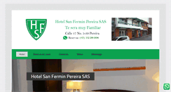 Desktop Screenshot of hotelsanferminpereira.com