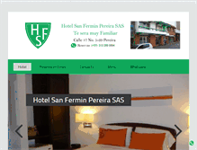 Tablet Screenshot of hotelsanferminpereira.com